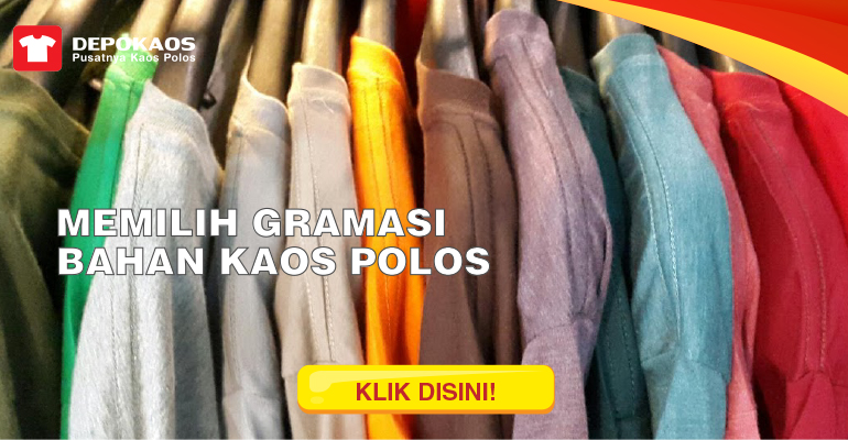 Memilih Kaos Polos Jenis Bahan  Katun  Gramasi 20s 30s 24s 