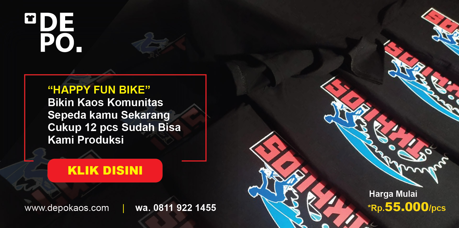 SABLON KAOS SEPEDA