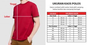 UKURAN KAOS POLOS-12